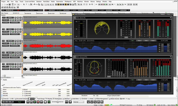 Editing a Sound Liaison 'Pure' DSD recording.